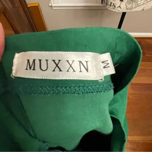 Chic 3/4 Sleeve Green Retro Dress - Picture 4 of 8